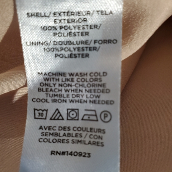 LOFT Chiffon Ruffle Tie Cuff Blouse Size Med - Picture 8 of 10